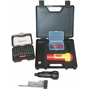 Cordless screwdriver set Panasonic EYED11SA (insulated) and EY7412 (non‑insulated) with bit set EY9BS100