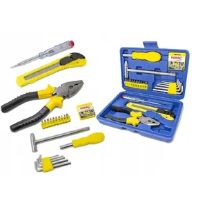 Tool kit Forcekraft WMC-1021 — 21-piece set with pliers, hammer, and bits