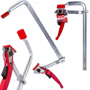 F‑style forged ratchet bar clamp Tvardy 300 x 120 mm (jaw capacity 300 mm, throat depth 120 mm)