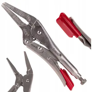 Crimping pliers Tvardy 225 mm, Morse-style straight long jaws, CrV steel