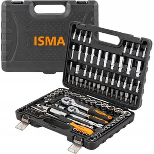 Tool set Isma IS-41082-5DS — 108 pcs, 1/4" & 3/8" hex sockets 4–22 mm