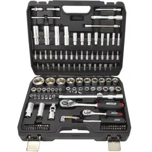 Набор инструментов AWTools ZESTAW KLUCZY 144 шт 1/2" и 1/4" BLACK LINE