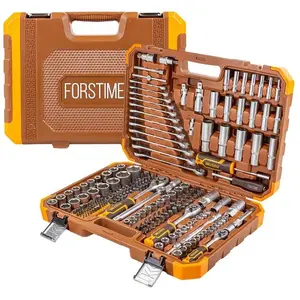 Tool set No name FT-38841 — 216-piece socket and bit kit 1/4", 3/8", 1/2" (hex) 4–32 mm