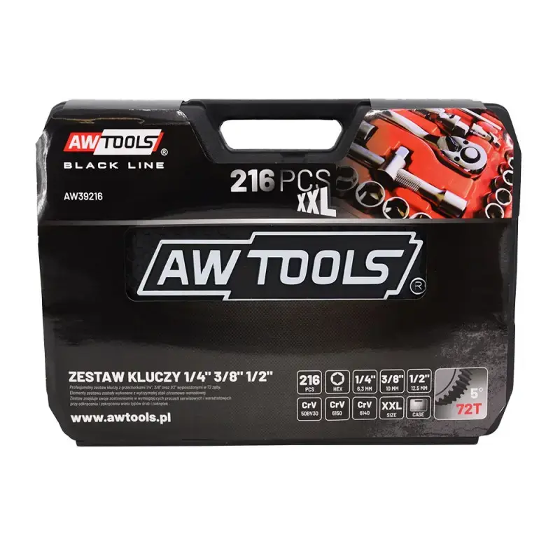 Набор головок AWTools AW39216 Photo 4