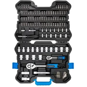 Tool set KingTul KT-41151-5 — 115 pieces, 1/4" and 1/2" hex drives