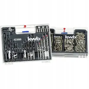 Bit and Drill Set Hedootools KR423090 — 300 pieces, mixed screwdriver bits and drill bits