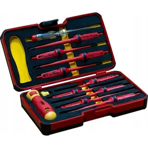Electrician tool set FELO E-SMART SLIM XL-Strongbox — 12 pieces