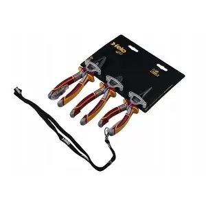 Tool set FELO VDE: combination pliers 180 mm, diagonal cutters 160 mm, long-nose phone pliers 170 mm