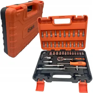 Tool set Isma IS-2462-5EURO — 46-piece 1/4" bit and socket kit
