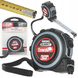 Measuring tape Tvardy 3 m x 16 mm, nylon-coated, double-sided, Class I