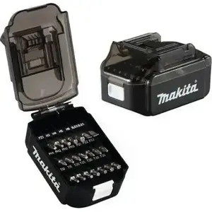 Makita set of 21 bits in battery-shaped case — bit set, 21 pieces