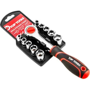 Tool set Top Tools 12 pcs model 38D147 — basic hand tools kit, assorted screwdrivers and pliers