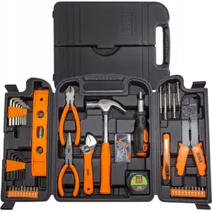 Tool set Isma ISMA-10129 — 129-piece toolbox with hammer, pliers, screwdrivers