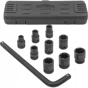 Набор ударных головок Rockforce RF-4104-5MPB — привод 1/2", 10 предметов (10–24 мм)