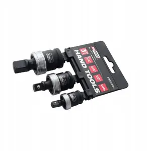 Набор ударных шарнирных шаровых соединений AWTools AW38701BL Cr-Mo для приводов 1/4", 3/8", 1/2"