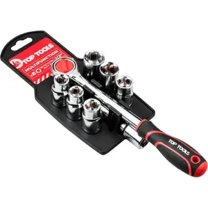 Tool set Top Tools 8 pcs model 38D143 — basic 8-piece hand tool kit
