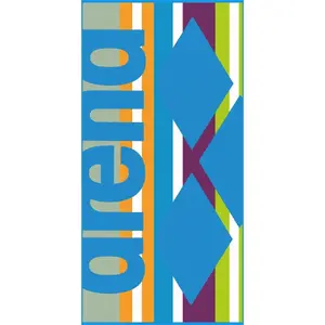 Towel ARENA BIG LOGO VELOUR TOWEL by ARENA — velour pool towel, large size