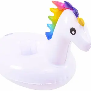 Pool Drink Holder Ring JiLong 97250 — inflatable swim ring with cup holder, 3 patterns