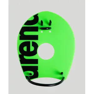 Arena Elite 2 Black, Lime Hand paddles