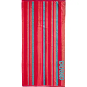Beach Towel ARENA Multistripes II – large cotton towel for pool and beach, striped design