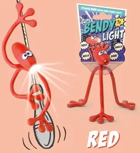 Book Reading Lamp IF 429733 — flexible gooseneck, red, clip-on LED light