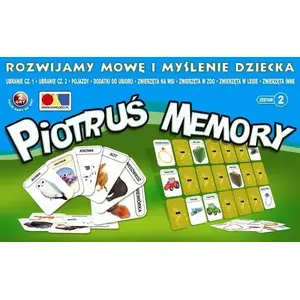 Educational game set Komlogo Piotruś — Rozwijamy mowę i myślenie, Set 2