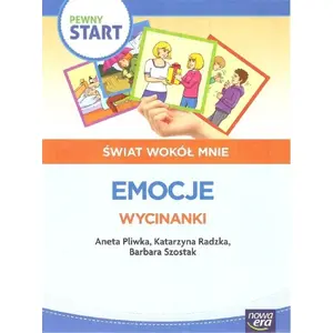Izglītojoša aktivitāšu grāmata PWN Pewny start. Świat wokół mnie. Emocje. Wycinanki