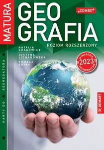 Textbook Demart Geografia Matura 2023 ZR — exam preparation book, Polish language