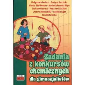 Тетрадь Tutor «Zadania z konkursów chemicznych dla gimnazjalistów» — задания по химии для гимназистов (на польском)
