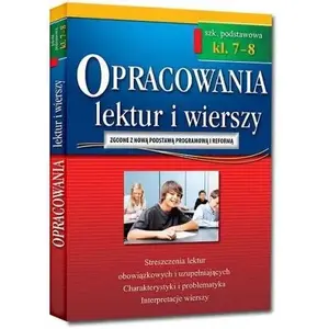 Mācību materiāls Greg Opracowania SP 7-8 — lasījumu un dzejas analīze (2018 izdevums)