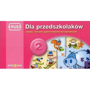 Mācību darba burtnīca Epideixis PUS Dla przedszkolaków 2 — uzdevumi pirmsskolas bērniem (poļu valodā)