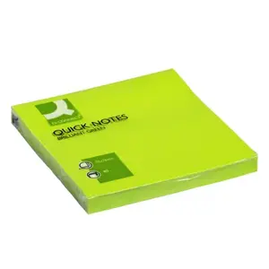 Q-CONNECT KF10515 note paper Square Green 80 sheets Self-adhesive
