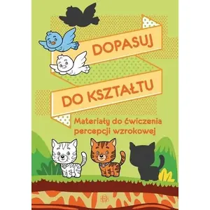 Grāmata Harmonia 312202 — 'Dopasuj do kształtu', interaktīva formu saskaņošanas aktivitāte