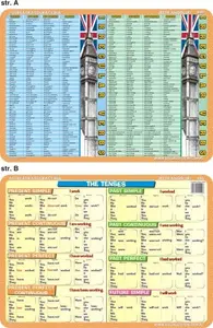 Educational mat Visual System — The past tense, the present tense, irregular verbs