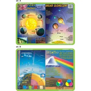 Educational Mat Visual System — Solar System, Seasons, Atmosphere, Light and Colors