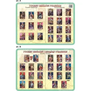 Educational Mat Visual System — Dynasties: Piast, Jagiellon, Elective Kings (history learning mat)