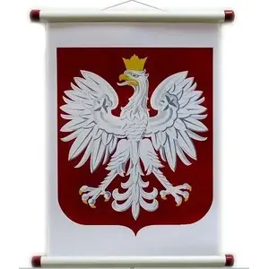 Sienas emblēma (herbs) Artglob Godło Polski — dekoratīvs Polijas nacionālais herb