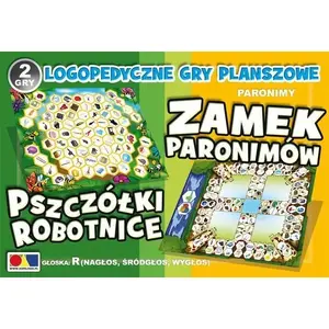 Board game Komlogo 2 gry Zamek Paronimów / Pszczółki Robotnice