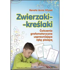 Grāmata Harmonia Zwierzaki - kreślaki, bērnu ilustrēta aktivitāšu grāmata