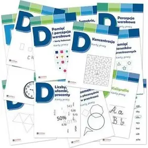 Darblapu komplekts, Ei System Karty pracy - Eduterapeutica SPE 4-8, izglītojošas aktivitātes bērniem 4–8 gadu vecumā