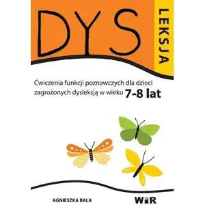 Рабочая тетрадь WIR Dysleksja 7-8 lat — упражнения при дислексии для детей 7–8 лет, польское издание