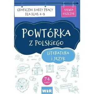 Рабочая тетрадь WIR Powtórka z polskiego. Literatura i język SP 4–8 Photo 1