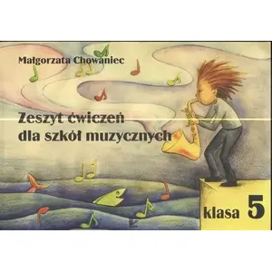 Exercise Notebook for Music Schools Grade 5 Impuls — workbook for music theory and practice, Polish edition