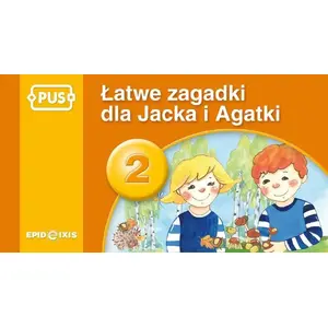 Children's puzzle book Epideixis PUS Łatwe zagadki dla Jacka i Agatki 2 – activity puzzles for early learners