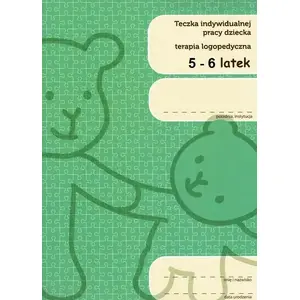 Mape individuālajiem bērna darbiem 5–6 gadi, Jkj, modelis 455146 (poļu izglītības mape)