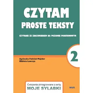 Workbook WIR Moje sylabki — Czytam proste teksty cz.2 — educational reading exercises, Polish language