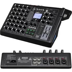 Analog audio mixer DNA MIX‑EFF 6 — 6‑channel, USB, MP3, Bluetooth, +48V phantom, DSP, EQ