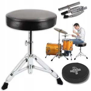 Drum throne NN DT1 — adjustable round seat stool for drummers