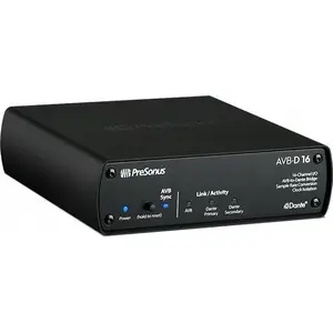 Сетевой интерфейс PreSonus AVB-D16 — AVB/Dante мост для цифровой аудиосети