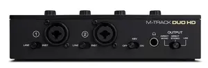 Audio interface M-Audio M-Track DUO HD PACK — USB-C 2-in/2-out, 24-bit/192kHz, 2 combo inputs, headphones output